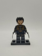 Minifigurka Wolverine Czarny strój zły Marvel X-men Kompatybilna z LEGO
