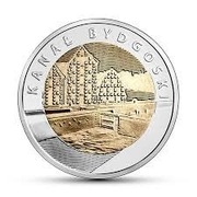 POLSKA MONETA 5 zł 2015 r.KANAŁ BYDGOSKI   UNC
