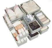 Organizery Na Bieliznę Do Szuflady Szafy Zestaw 9 Pojemników