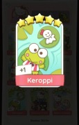 Naklejka Karta Monopoly GO 5* SET20 Keroppi