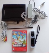Konsola Nintendo Wii - RVL-001 Japońska NTSC-J + kierownica + pad + gra