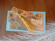 Piękna metalowa zakładka do książki van Gogh 