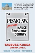 PISMO ŚWIĘTE PRZECZY NAUCE ŚWIADKÓW JEHOWY T KUNDA