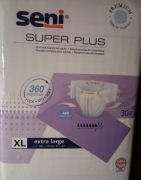 SENI SUPER PLUS Pieluchomajtki dla dorosłych XL, oddychające, 30 sztuk