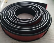 Czarny silikonowy pasek  gumowy samoprzylepne uszczelki.