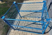 Nadstawka na paletę - gitterbox. Kosz metalowy, siatkowy