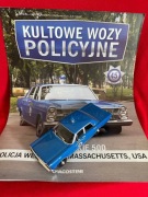 Ford Galaxie 500 Policja Westwood Massachusetts skala 1:43 + gazetka