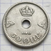 #3047 Norwegia 50 ore 1941