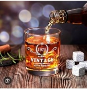 ZESTAW BECZUŁKA ZE SZKLANKĄ DO WHISKY PREZENT NA URODZINY UPOMINEK