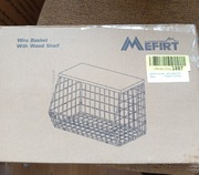 Kosz druciany z półką 