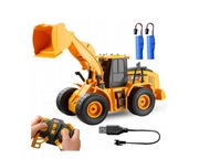ZDALNIE STEROWANA KOPARKA RC OŚWIETLENIE DŹWIĘKI TRAKTOR CIĘŻAROWY ŻÓŁTA
