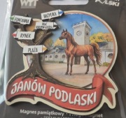 Magnes na lodówkę drewniany. Stadnina koni Janów Podlask. Koń Arabski (44)