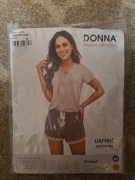 Donna daphne beżowa krótka damska pizama M