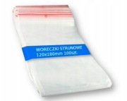 Woreczki strunowe 12cm x 18cm - 100 szt.