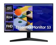 Monitor 24 cale Samsung S24C312EAU FHD 75Hz 5ms HDMI VGA