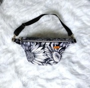 Torebka nerka w słoneczniki fannypack hipbag kwiaty handmade