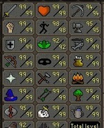 OSRS Main konto 2249 6 pets infernal.