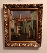 Frans Siroux 1950 r.- Obraz olejny na desce !