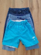 Zestaw 3 par spodenek chłopięcych 104 | H&M, Coccodrillo, Rebel