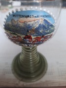 Kielich szklany, pamiątkowy.