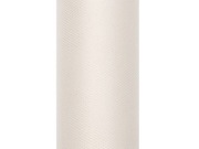 Tiul rolka 30 cm x 9 m - kremowy