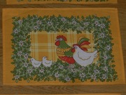 KOMPLET BRAZYLIJSKICH SERWETEK kury