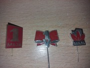 Przypinka Odznaka 1. maja 3 szt.