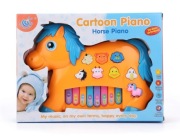 Pianinko dla dzieci Konik odglosy zwierzat melodyjki uczy angielskiego