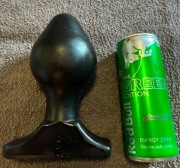 All black anal plug buttplug 8cm (made in EU)