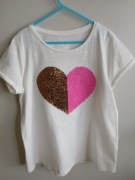 Bluzeczka dziewczęca z cekinami