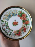Talerzyk dekoracyjny 4 pory roku Gill Tomblin Anglia porcelana