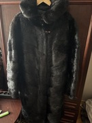 Futro płaszcz naturalne z nutrii,długie