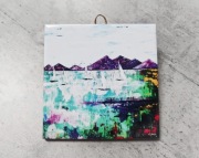 Obrazek Kafelek Płytka zawieszka 10x10cm replika żagle Mvcha Nie Siada