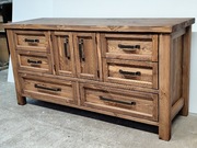 Szafka łazienkowa rustykalna drewniana 