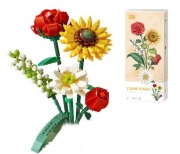 Klocki bukiet kwiatów Creator 1659 + GRATIS