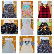 Sukienki i spódniczki 80/86;9-pak