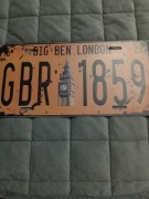 Replika kopia tablica rejestracyjna London 30x15 cm