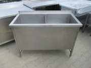 Zlew Basen Gastronomiczny 2 komorowy 120/60/85