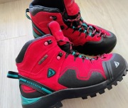 Buty damskie turystyczne Bergson Kakka STX 37 CZERWONE SKÓRA VIBRAM 