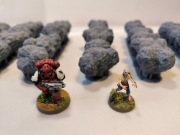 Krzew (B) żywopłot zestaw Makieta Diorama Model