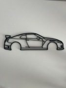 Dekoracja Ścienna 3D - Kontur Nissan GTR