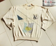 Club Uomo  vintage świetny retro sweter unisex r.XL/2XL