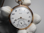 Duży zegarek Kieszonkowy, precyzyjny ! koperta  ze srebra - Ag. sprawny !