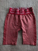 Nowe czerwone krótkie spodenki szorty sportowe rowerowe My Protein 38