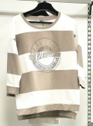 MEGI bluza w pasy z ozdobną aplikacją