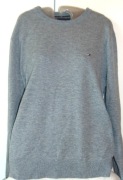 Tommy Hilfiger..  Szary wełniany sweter  42/44