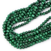 MALACHIT zielony gładki 6mm TANIO!