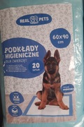 Podkłady higieniczne dla zwierząt 60x90cm 180 sztuk