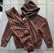 Dres komplet Louis Vuitton brązowy XXL