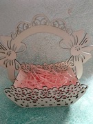 Koszyczek wielkanocny do stroików sklejka